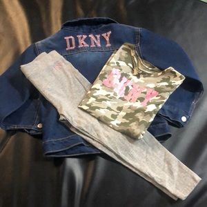 Girls DKNY outfit.